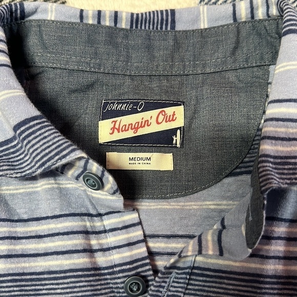 MENS johnnie o hangin out polo sz medium - Picture 2 of 3